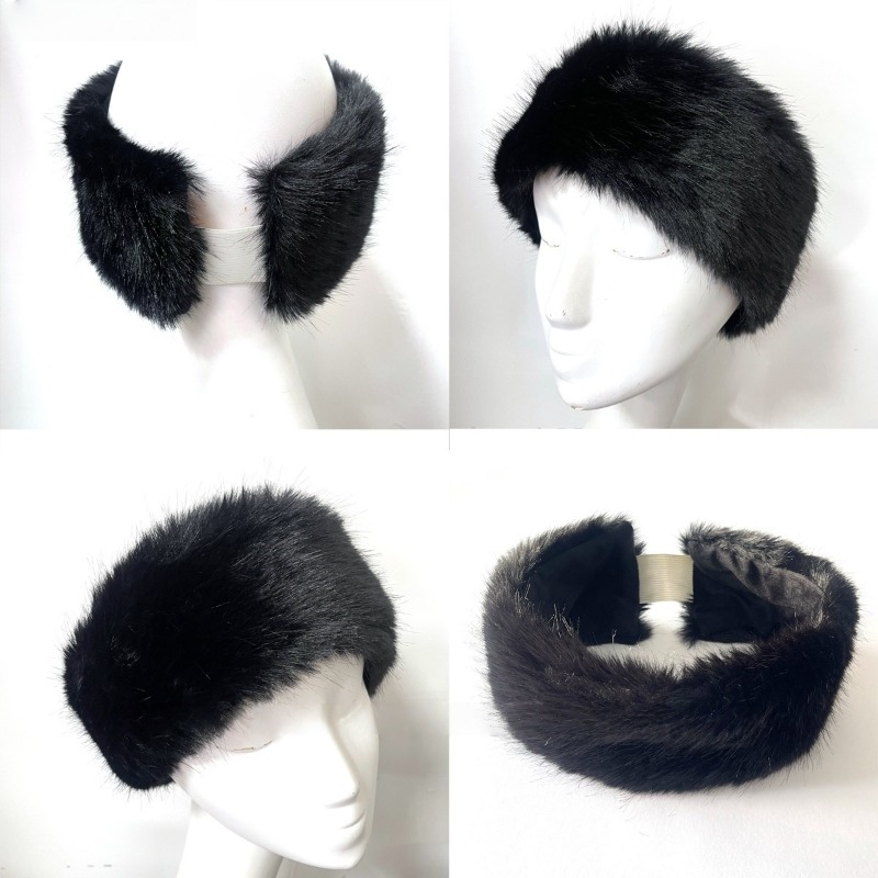 Wide Band Fur Headband Winter  - огляд і ціна Fleece Ear Warmer Band