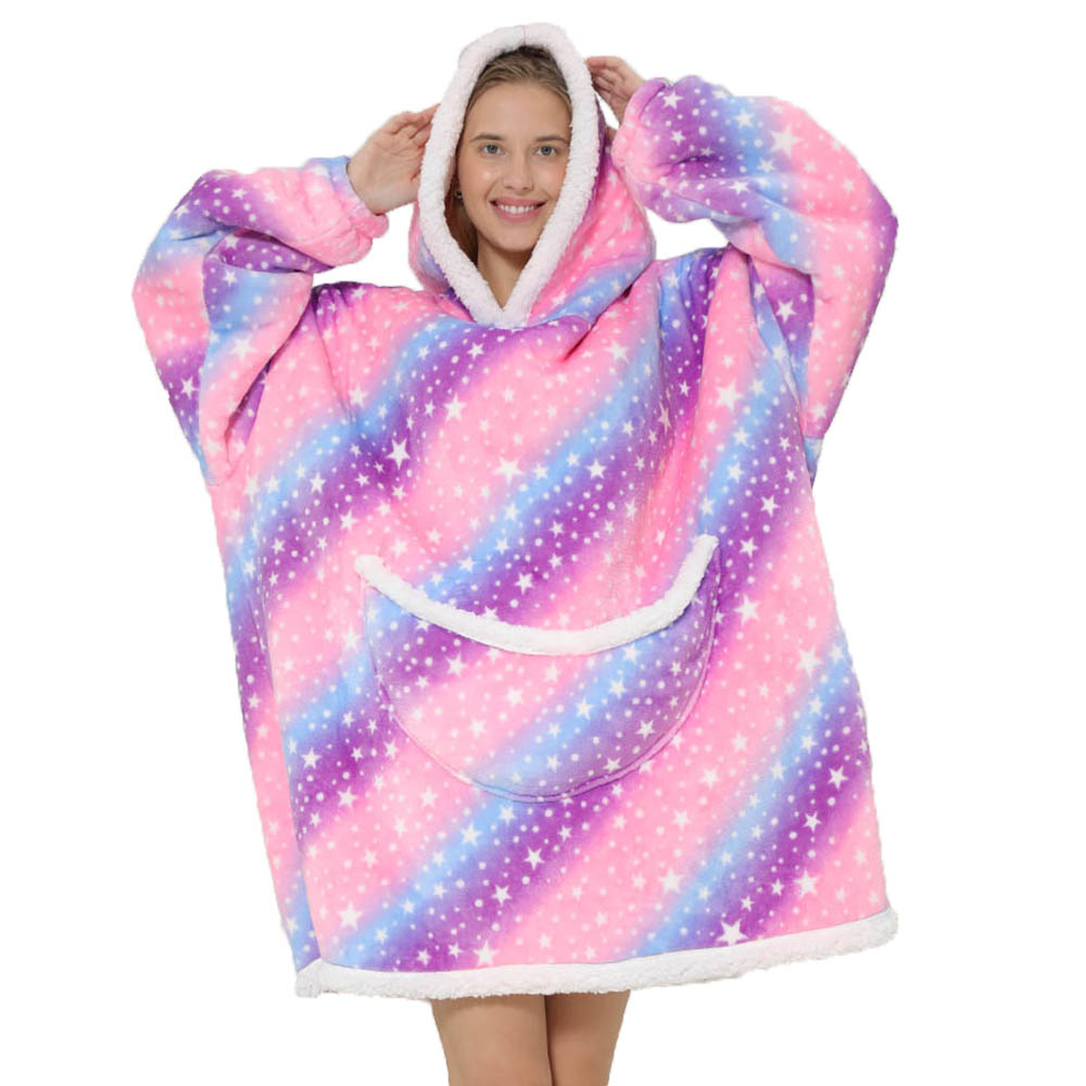 Lazy Hoodie Blanket Oversized  - огляд і ціна Sherpa Hoodie Fleece