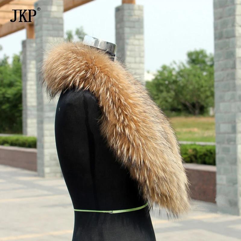 Natural Fur Collar Real raccoo - огляд і ціна Shawl Wrap Winter
