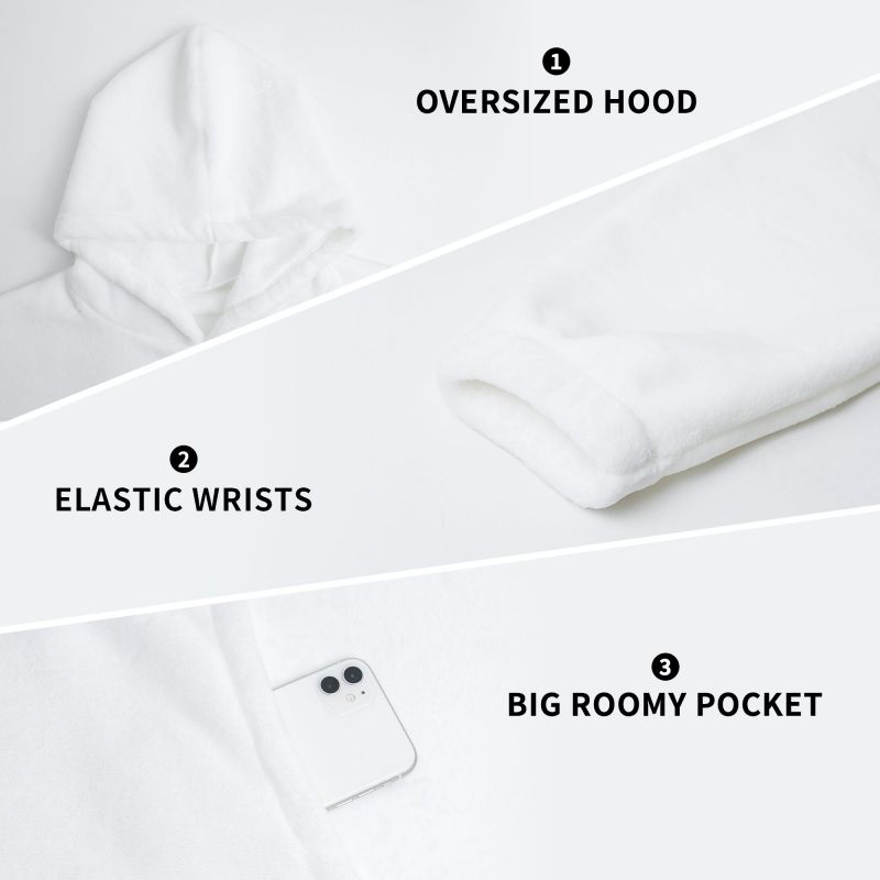 Hippie Flower Floral Retro Bla - огляд і ціна Sherpa Hoodie Fleece