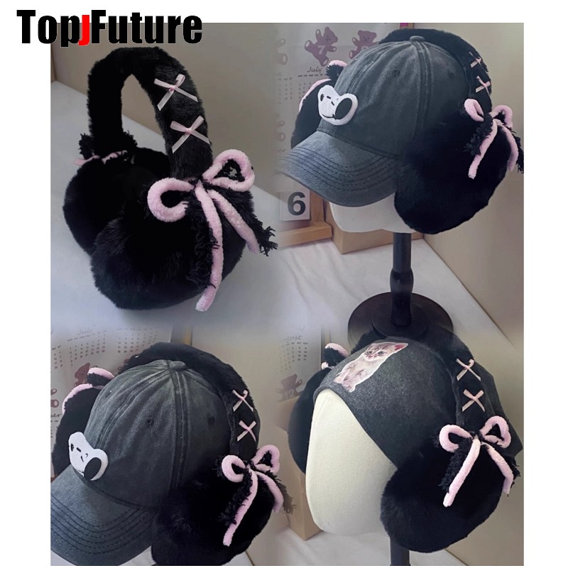 Harajuku Y2k Cute Sweet Lolita - огляд і ціна Earmuffs Foldable