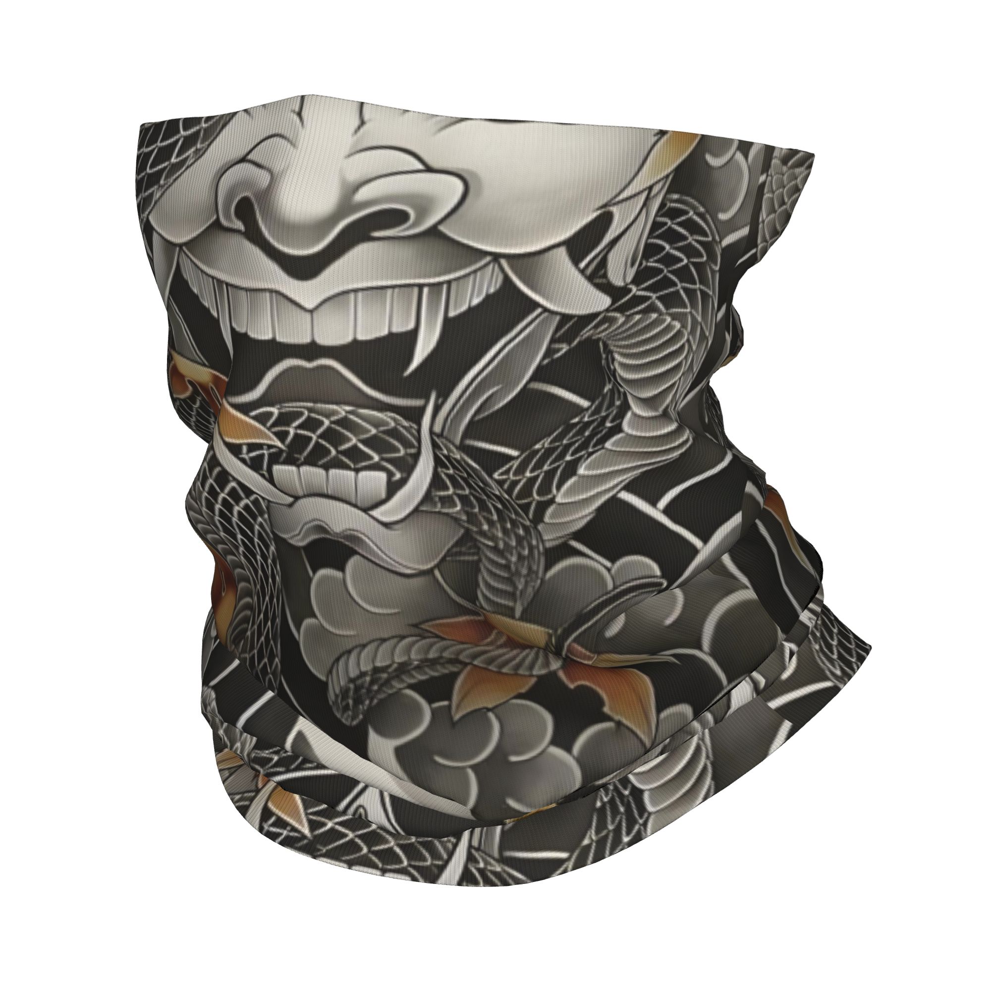 Custom Samurai Oni Demon Banda - огляд і ціна Neck Gaiter Fleece