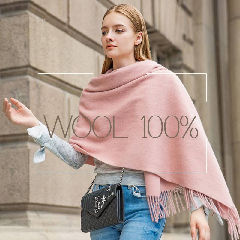 Wool Winter Scarf Women Fashio - огляд і ціна Shawl Wrap Winter