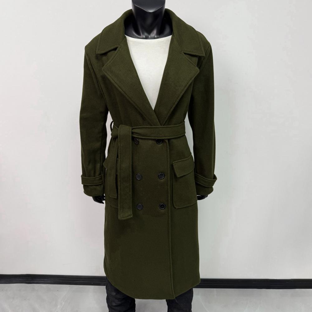 Women Coat Women's Double Brea - огляд і ціна Wool Coat Peacoat