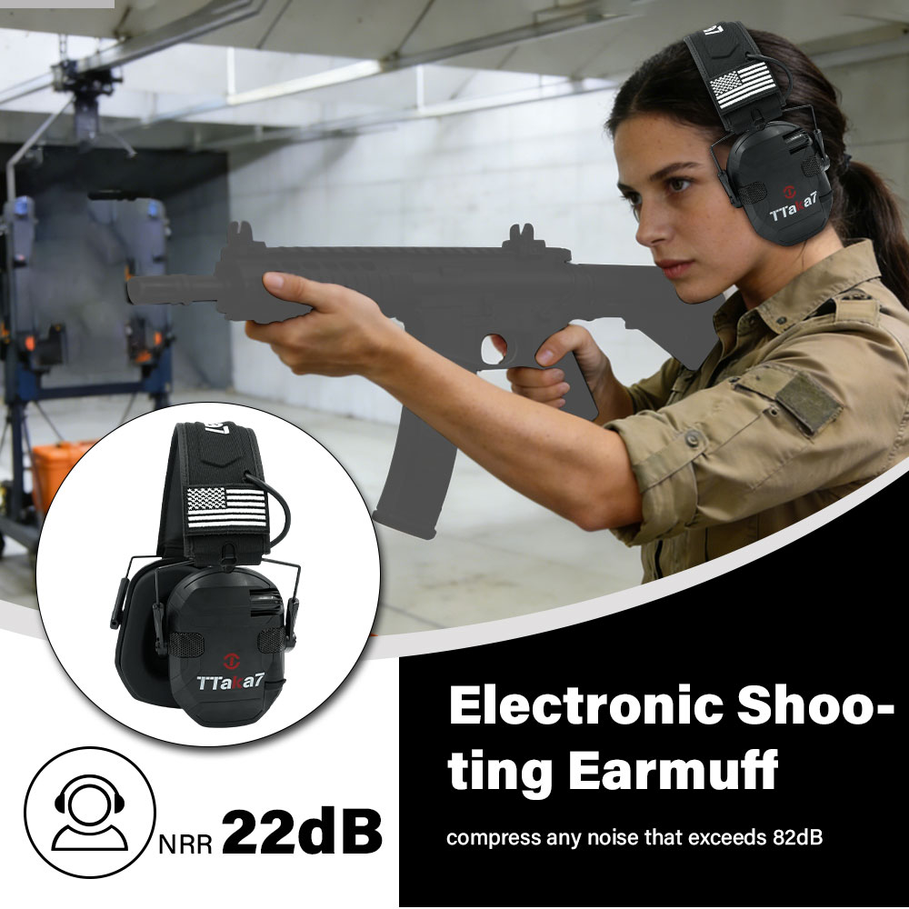 W1/W3 Foldable Electronic Shoo - огляд і ціна Earmuffs Foldable