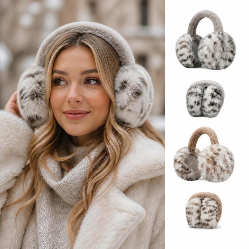 Windproof Faux Fur Earmuffs Sk - огляд і ціна Earmuffs Foldable