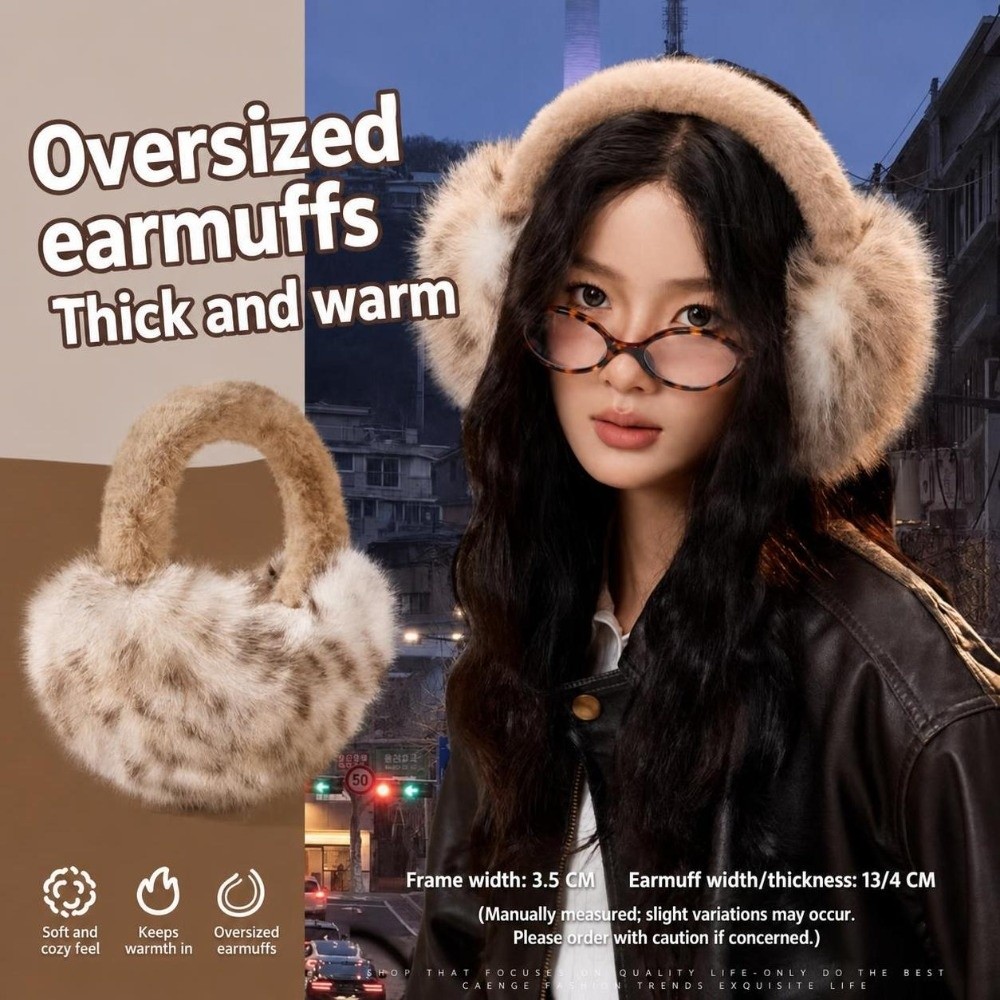 Windproof Faux Fur Earmuffs Sk - огляд і ціна Earmuffs Foldable