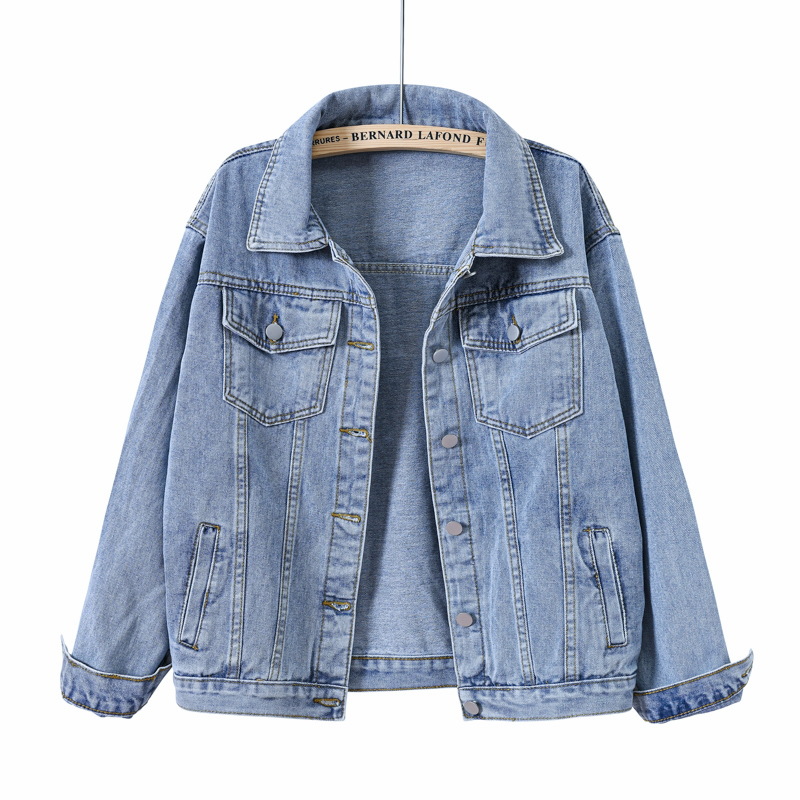Solid Short Women's Denim Coat - огляд і ціна Down Jacket Packable